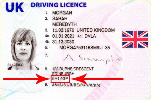 licence number